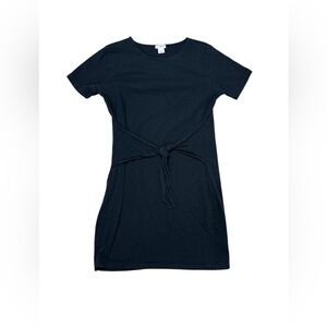 J. Crew front tie t-shirt dress